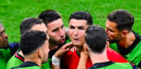 فيديو: سبب انهيار رونالدو والبكاء أثناء مباراة البرتغال وسلوفينيا